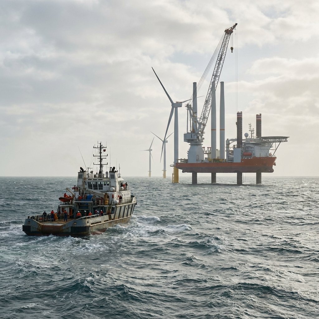 Offshore wind vessel procurement guard